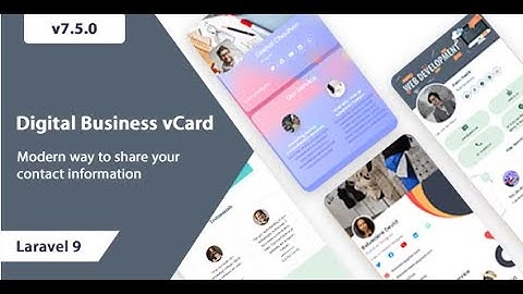 How to Install vcard saas script | digital business card builder saas | laravel #vcard saas