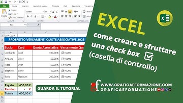 Excel: creare una check box