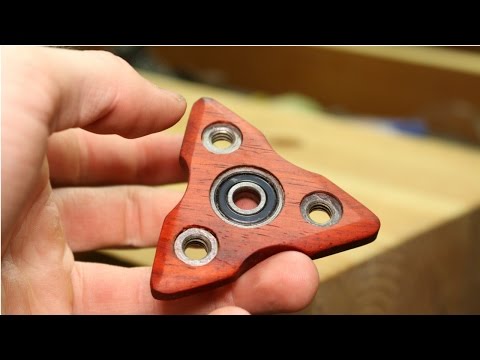 How To Make A Wooden Fidget Spinner!!! | DIY Project