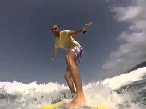 Andrea Surfing in Famara