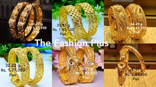 Pair of Bangle Design with Weight and Price