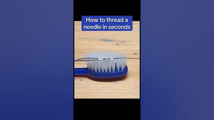 Share this video with a friend. How to thread a needle in seconds #funny #funnyvideo #needle #viral