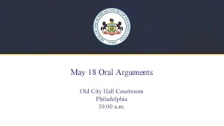 Supreme Court Oral Arguments - May 18, 2022