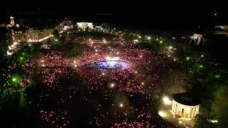 Easter in Corfu. Resurrection night