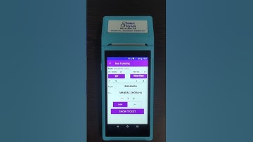 Android Bus Ticketing Machine | Fast & Reliable Ticketing Solution | Shree Shyam Handheld #bus #yt