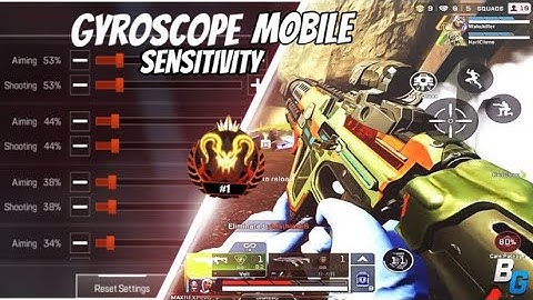 Aim Bot Gyroscopes Sensitivity for IOS and Android players (Apex Legends mobile)