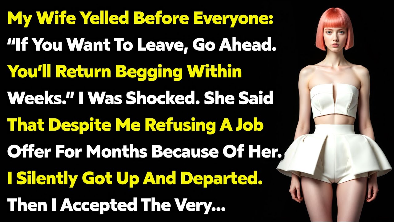 She Lost Control and Yelled That Michael Was the Man She Should’ve Married — I Let Her Go.