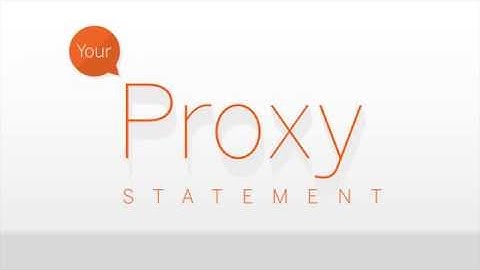 Simplified Proxy Statements