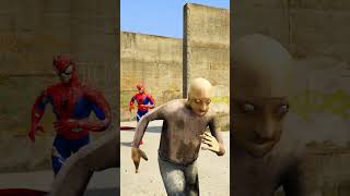 ZOMBIE AVENGERS vs SPIDER-HULK! 😨 | Marvel Animation Fight Begins #gta5 #shorts screenshot 2
