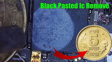 Black Pasted Ic Remove Trick | Black pasted ic clean trick