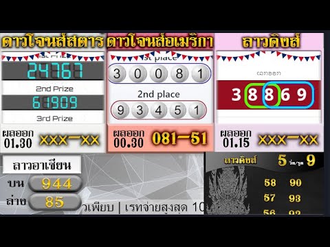 🔴 Live! ถ่ายทอดสด ฮานอยExtra ลาวเวียงจันทร์ เยอรมันVIP ลาวกาชาด ลาวดาวเดือน ยูโร 02/10/65