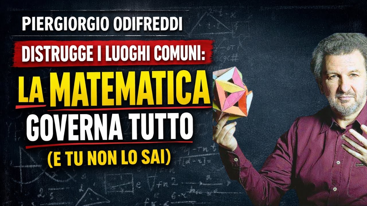 Piergiorgio Odifreddi distrugge i luoghi comuni: la matematica governa tutto (e tu non lo sai)