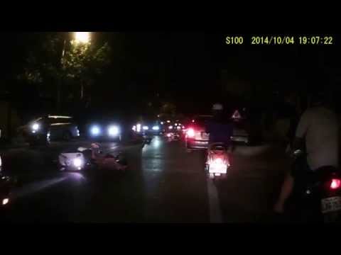 2014年10月4日 花蓮市 明禮路 車禍 行車紀錄