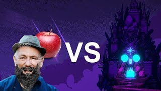 An old man and an apple destroy everything (Enter The Gungeon)