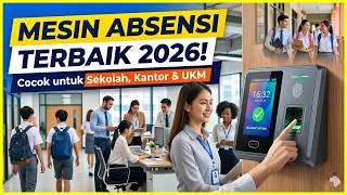 BARU! 10 Rekomendasi MESIN ABSENSI TERBAIK 2026 – Fingerprint dan Absensi Wajah Otomatis