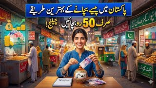 Best Money Saving Ideas in Pakistan | Save 50 Rupees Daily Challenge 💵💰