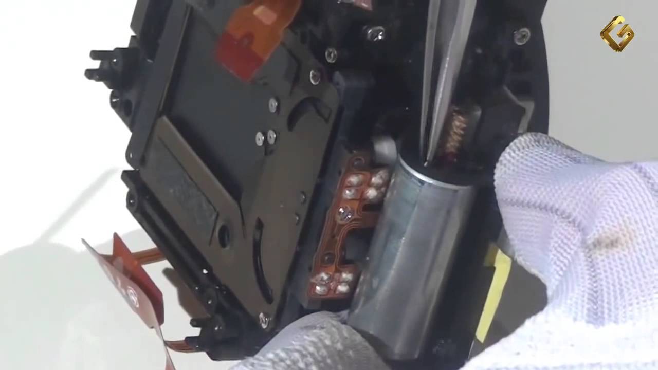 Canon 50D замена двигателя затвора в фотоаппарате - YouTube