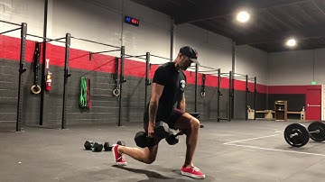 P360: DB Forward Lunge