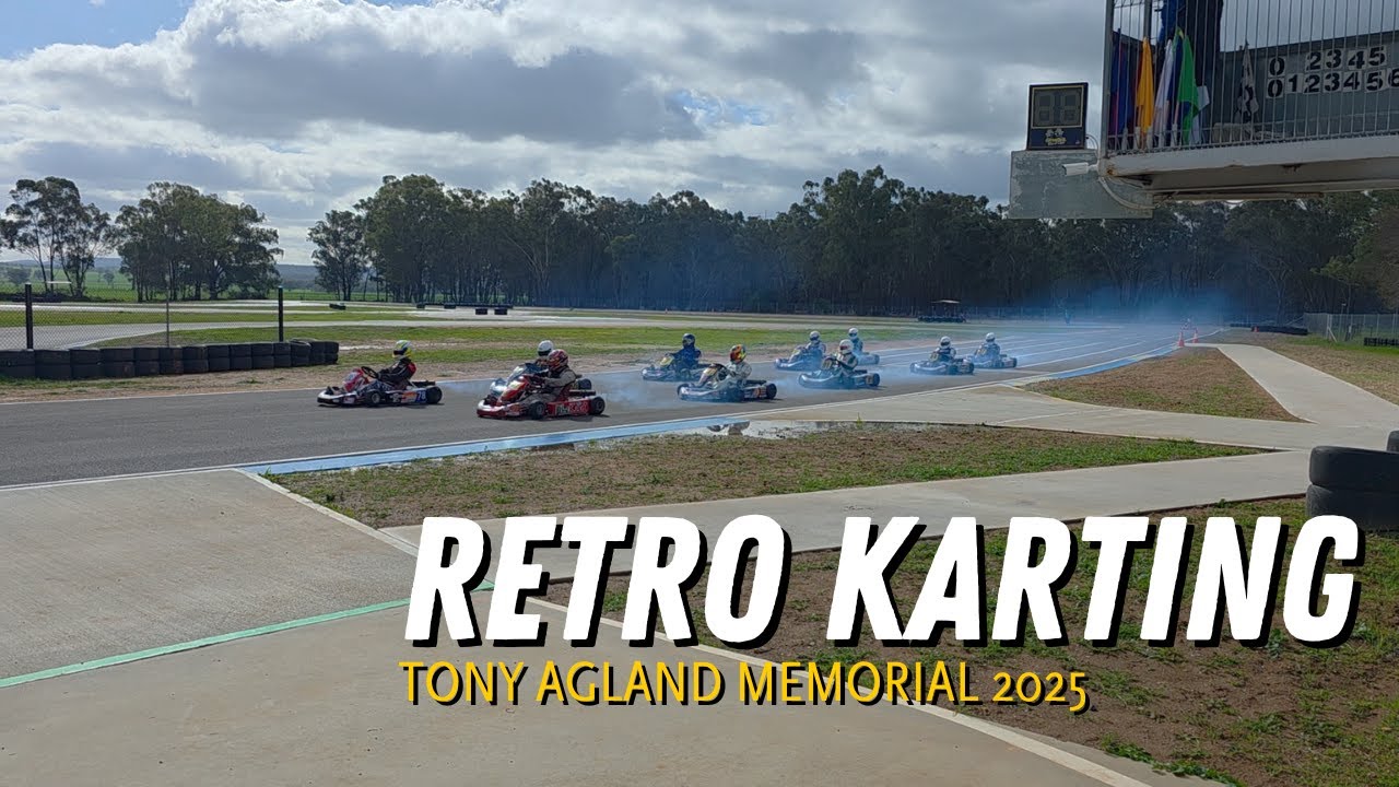 We go back to the 90s with RETRO KARTING AUSTRALIA Tony Agland Memorial 2025