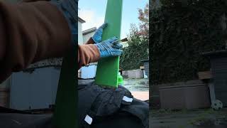Re coating the sides of mate bodor  green guitar