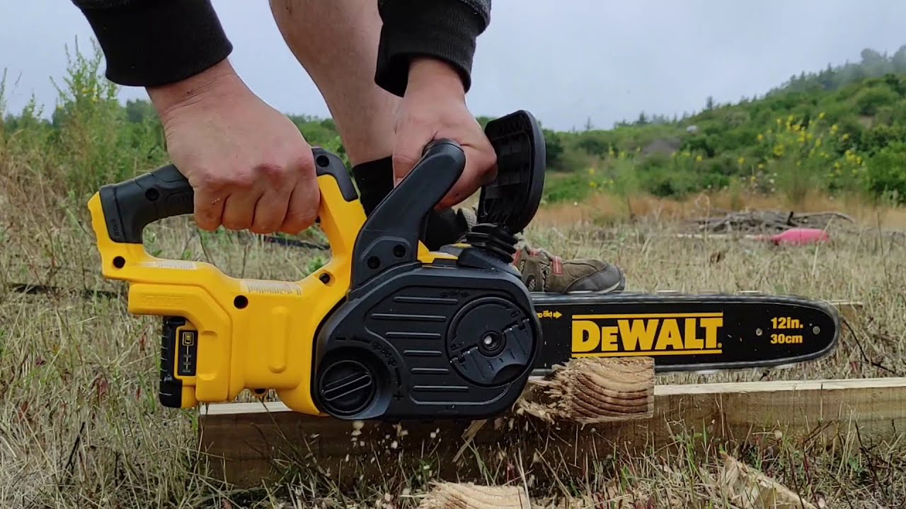 Motosierra 12'' Dewalt Con Batería 20v Xr 5 Ah