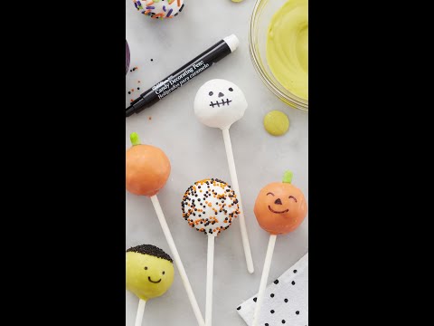 Halloween Skull Cake Pops Shorts