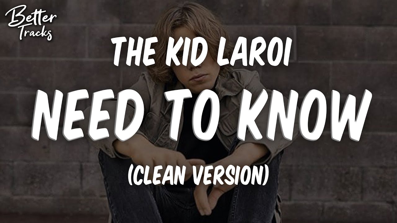 NEED TO KNOW LYRICS visual data 3