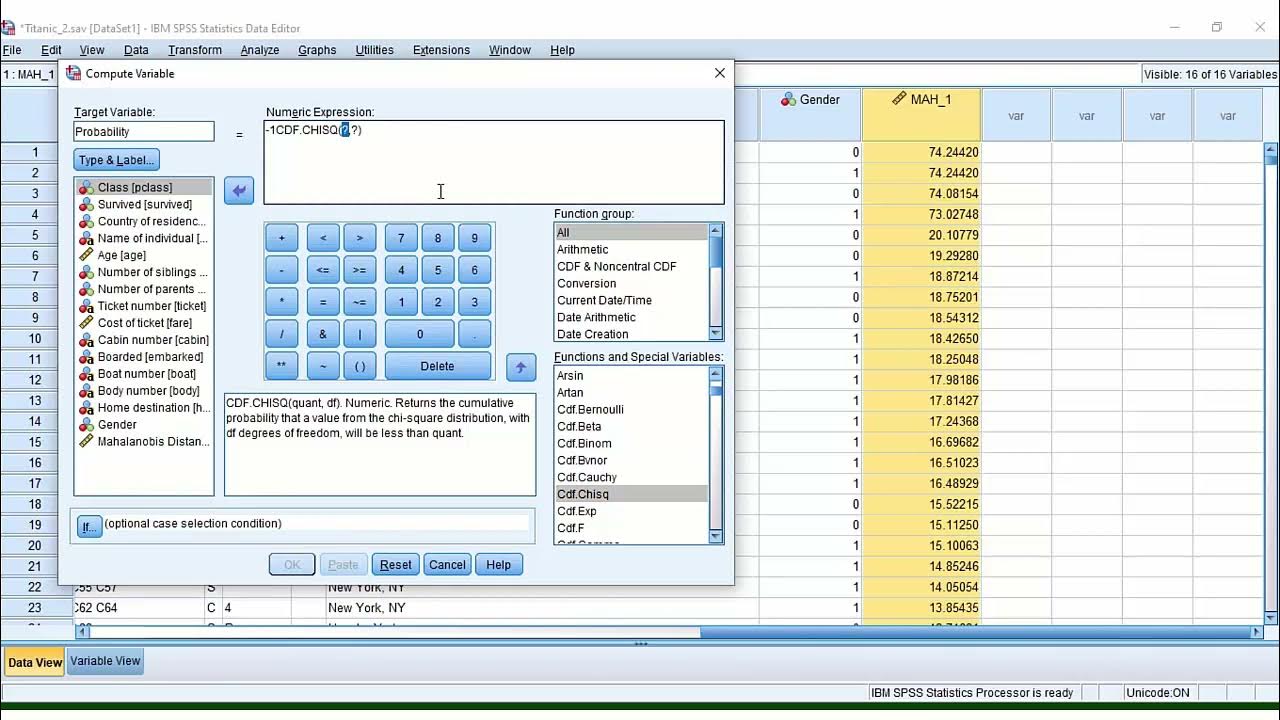 testing-assumptions-for-binary-logistic-regression-using-spss-youtube