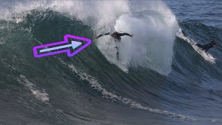Surfer nails incredible drop in