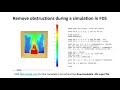 Remove Obstruction during a FDS Simulation - Fire Dynamics Simulator Tutorial - fdstutorial.com