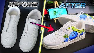 How to Customize Shoes Using Regular Acrylic Paint | Step by Step Process (Quick Summary)