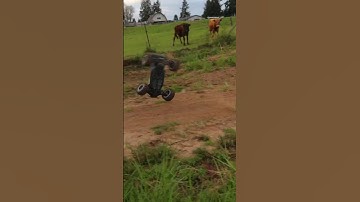 Arrma Kraton 8s crashes On Jump..😅.    #rc #arrma  #shorts