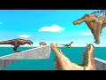 Spinosaurus park  who can complete this challenge  animal revolt battle simulator