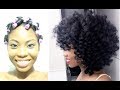 Perm Rod Set Natural Hairstyle (no heat)