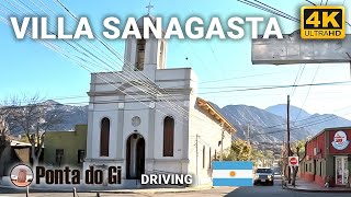 Entre VALLES y MONTAÑAS VILLA SANAGASTA - serena y encantadora #driving 2024 4k LA RIOJA - ARGENTINA