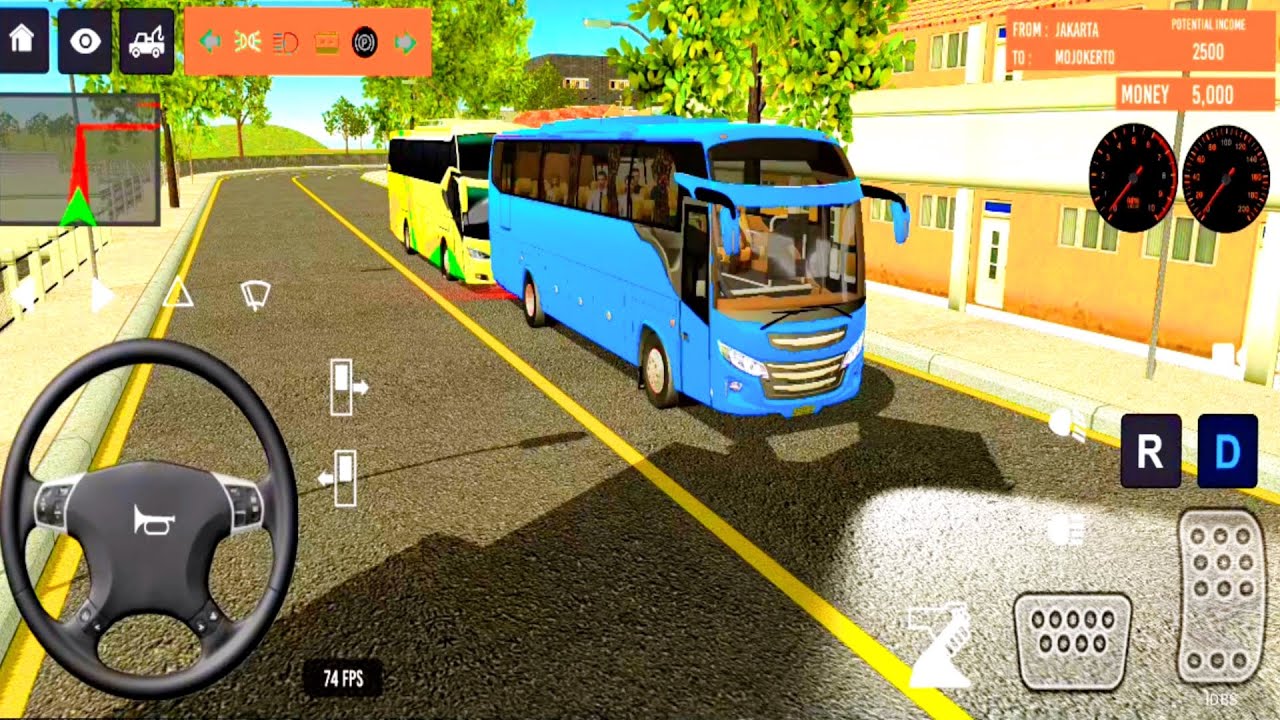 🔥Bus simulator indonesia ll new euro coach bus simulator ll