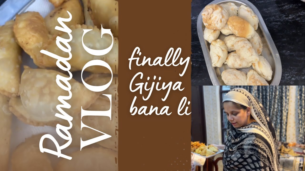16 Roza Aaj Banayi gujiya or bachcho ke liye Cheese Chicken balls #trending #dailyvlog #ramadan2026 