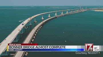 Bonner Bridge nearly complete