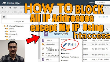 How to Block all visitors except myself via htaccess? Easy Method ☑️