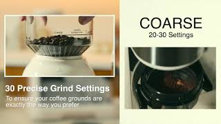 Mielux EM3601 professional coffee machine grinder - YouTube