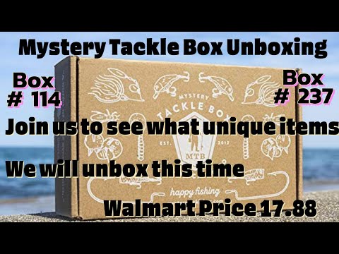 Mystery Tackle Box Unboxing Numbers 114/237 #fishing