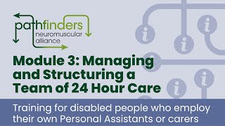 Employer Training Course  Managing and Structuring a Team of 24 Hour Care [Module 3]