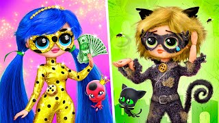 11 DIYs de Ladybug y Cat Noir para LOL Surprise