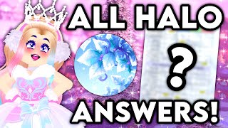 ALL 7 HALO ANSWERS To Win WINTER HALO 2021! Royale High Halo 