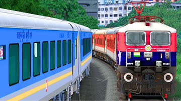 TRAINS HIGH SPEED PERFECT CROSSING | BUMPY RAILROAD Train Simulator | Railworks | NTG GAMING