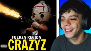 (REACTION) Fuerza Regida - CRAZYZ (Official Video)