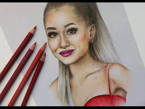Drawing Ariana Grande - YouTube