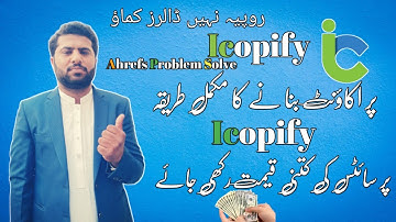 How To Create An Account On Icopify | Get Orders Automatically | New Platform For GBOB 2022