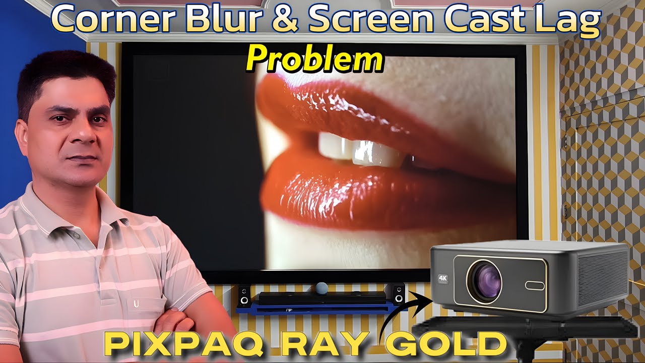 Pixpaq Ray Gold Corner Blur & Screen Cast Lag Problem