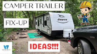 Camper Remodeling and Decorating Ideas for Our 'New to Us' Jayco JayFlight SLX Travel Trailer!!!